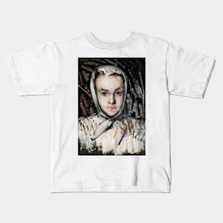 Marie Cezanne (The Artist's Sister) by Paul Cezanne Kids T-Shirt